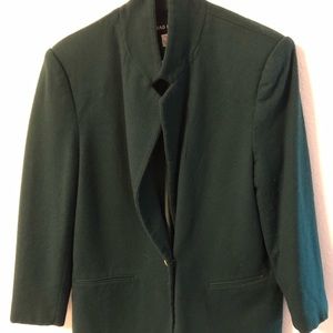 Sag Harbor green women’s Blazer Sz 14 Plus Size
